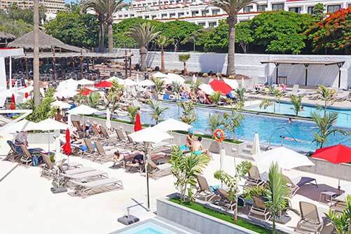 terraza cill out hotel troya tenerife alexandre hotels