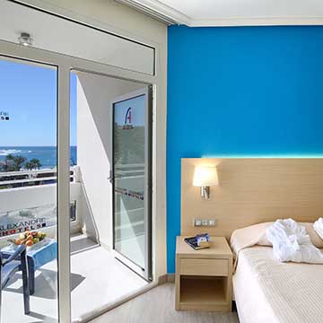 habitaciones hotel troya tenerife